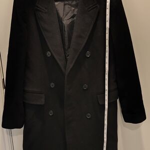 LAUREN RALPH LAUREN Women's Wool Blend Walker Coat, Black New Size 8 MSRP:$360